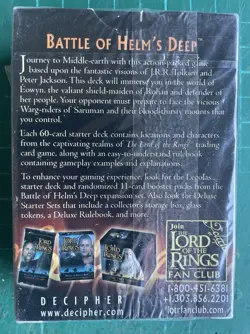 Lord Of The Rings TCG Battle of Helm’s Deep Eowyn 60 Card Starter Deck Sealed - Image 2