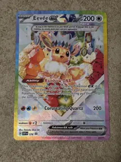 [ NM ] Eevee ex 174 SVP: Scarlet & Violet Promo EX Holo Basic Pokemon Card 2025 - Image 1