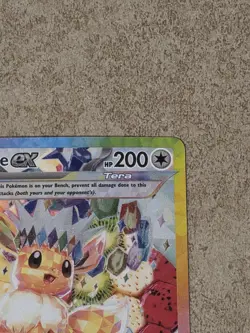 [ NM ] Eevee ex 174 SVP: Scarlet & Violet Promo EX Holo Basic Pokemon Card 2025 - Image 2