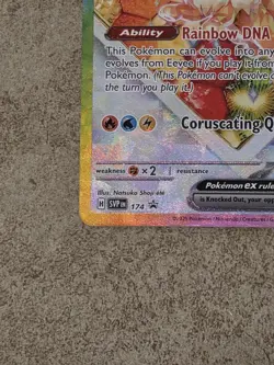 [ NM ] Eevee ex 174 SVP: Scarlet & Violet Promo EX Holo Basic Pokemon Card 2025 - Image 4