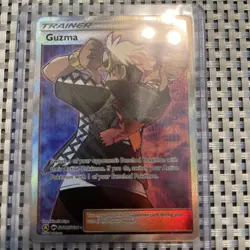 Pokemon TCG Guzma SV84/SV94 Hidden Fates Shiny Vault Holo Card 2019 - Image 1