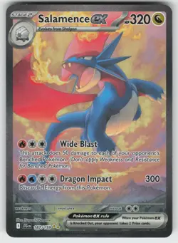 Salamence ex - Special Illustration Rare SV09: Journey Together 187/159 Pokemon - Image 1