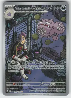 Team Rocket's Weezing - Illustration Rare SV10: Destined Rivals 199/182 Pokemon - Image 1