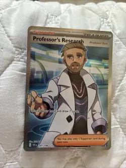 Pokemon TCG Professor's Research Professor Turo 241/198 Ultra Rare Full Art - Image 1