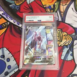 Pokemon Mewtwo V Pokemon GO Ultra Rare Full Art Holo 072/078 PSA 9 - Image 1