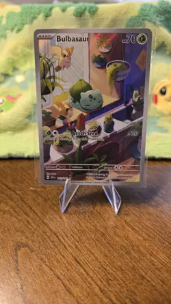 Pokemon TCG Bulbasaur Sv07: Stellar Crown 143/142 Illustration Rare Holo 70HP - Image 3