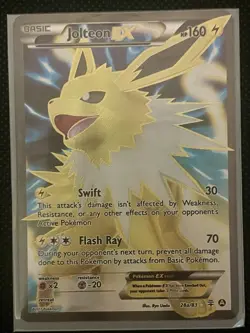 Pokemon Jolteon EX Alternate Art Promo 028A/083 Holo 160 HP Flash Ray Swift - Image 1