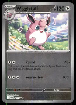Me02: Phantasmal Flames Pokemon TCG Wigglytuff Reverse Holo - Image 1