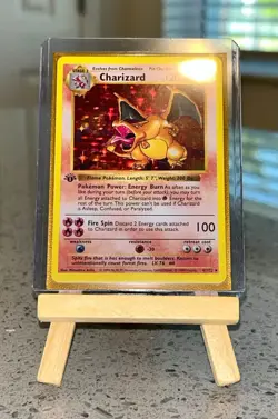 CUSTOM Pokemon Charizard 1st Edition Base Set 4/102 FAN MADE ART - Image 2