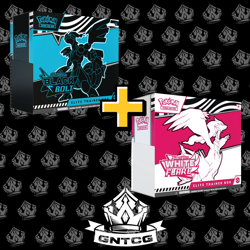 Pokemon TCG Black Bolt & White Flare ETB SET - New & Sealed - In Hand - Image 1