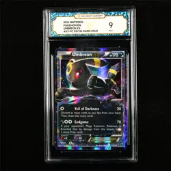TQG 9 MINT 2016 Pokemon ENG Umbreon ex 55/124 RARE HOLO - Image 1