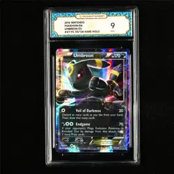 TQG 9 MINT 2016 Pokemon ENG Umbreon ex 55/124 RARE HOLO - Image 2