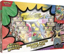 Pokemon Ascended Heroes Premium Poster Collection Mega Lucario EX PRESALE - Image 1