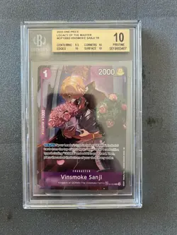 2025 One Piece Legacy Of The Master Vinismoke Sanji TR BGS 10 - Image 1