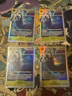 One Piece TCG Enel SR EB02 English Playset - Image 1