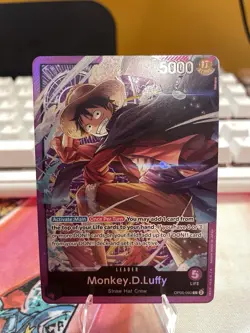 One Piece TCG Monkey.D.Luffy Sound Loader Vol. 1 Promo Leader OP05-060 - Image 1