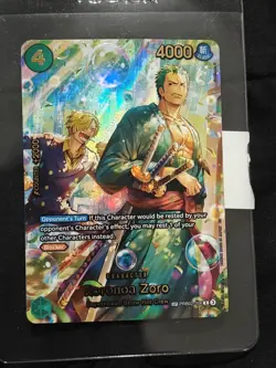 One Piece TCG Roronoa Zoro SP OP14 Bubble Zoro PRB02-006 - Image 1