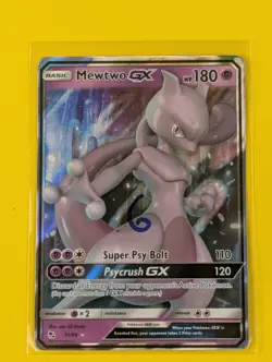 Mewtwo GX - 31/68 - Ultra Rare Hidden Fates - Pokemon Card - NM - Image 1