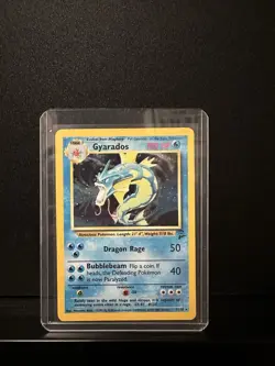 Pokemon Gyarados TCG Base Set 2 Holo Card 7/130 - Image 1