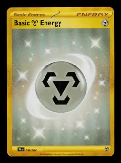 Pokemon Card Basic Metal Energy 099/064 Shrouded Fable Gold Secret NM 2024 - Image 1