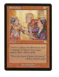 MTG 4X ** BROWBEAT ** X4 Magic Judgment - Image 1