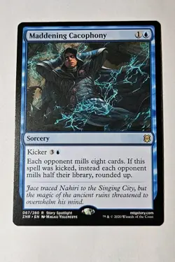 Maddening Cacophony Zendikar Rising Regular NM - Image 1