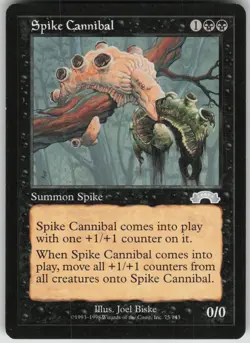 Magic the Gathering TCG Spike Cannibal U Exodus 75 - Image 1