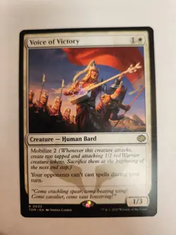 MTG Voice of Victory Tarkir Dragonstorm Near Mint NM - Image 1