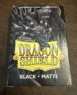 Lot Of 3 Packs Of Dragon Shield 60-Count Matte Sleeves Black / Purple Open Boxes - Image 2