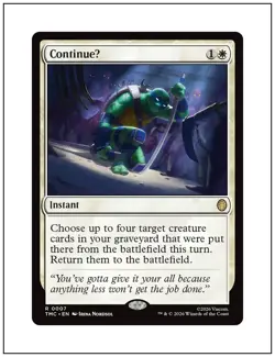 1x ContinueU , Magic the Gathering MTG NM - Image 1