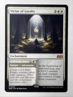 Magic: The Gathering Virtue of Loyalty Wilds Of Eldraine Mythic #0038 - Image 1