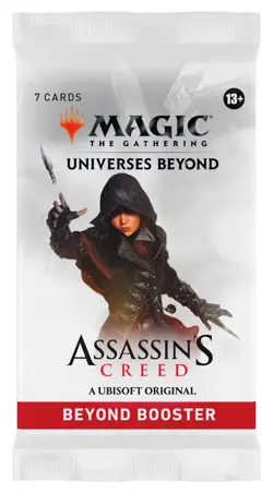 MTG Magic the Gathering Universes Beyond Assassin's Creed Beyond Booster Pack - Image 1