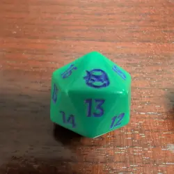 BRAND NEW TMNT MTG D20 SPIN DOWN DICE (ALL 4 COLORS INCLUDED) - NOT OVERSIZED - Image 3