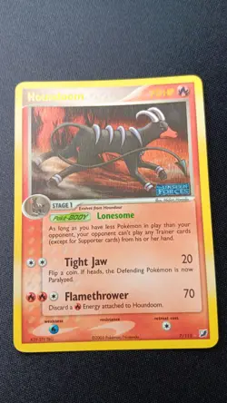 Houndoom 7/115 Reverse Holo (LP+) - EX Unseen Forces Reverse Pokemon TCG - Image 1