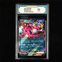 TQG 10 GEM MINT 2024 Pokemon JPN Fezandipiti ex 104/187 RR - Image 2