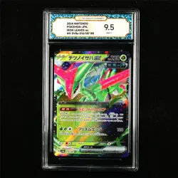 TQG 9.5 MINT+ 2024 Pokemon JPN Iron Leaves ex 016/187 RR - Image 1