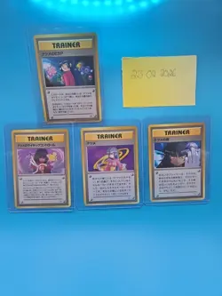 Pokemon Sabrina Trainer Set Japan Gym Challenge 2000 Natsume NM 4 Karten - Image 1