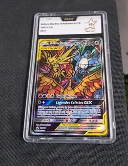 Carte Pokemon Sulfura Electhor et Artikodin GX FA SM210 PROMO SL FR PCA 10! 🇨🇵 - Image 2