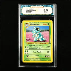 TQG 8.5 NM-MT+ 1999 Pokemon ENG Nidoqueen 23/64 R - Image 1