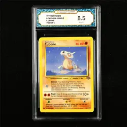 TQG 8.5 NM-MT+ 1999 Pokemon ENG Cubone 50/64 C - Image 1