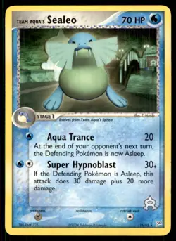 2004 EX - Team Magma vs Team Aqua Team Aqua’s Sealeo Stage 1/Rare #16 - Image 1