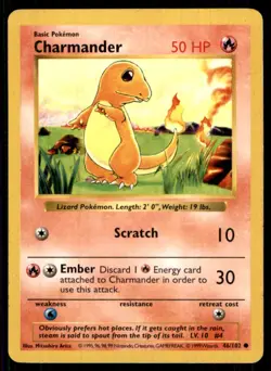 1999 Classic - Base Set Shadowless Charmander Basic/Common #46 - Image 1