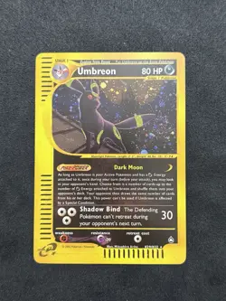 Umbreon Aquapolis E-series 2003 H29/H32 Pokemon Rare Vintage FANMADE/ARTCARD - Image 1