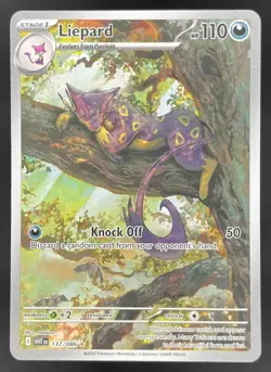 2025 Pokemon White Flare #137/086 Liepard Illustration Rare - Image 1