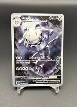 Pokemon Mega Evolutions STEELIX Illustration Rare IR 150/132 - Image 1