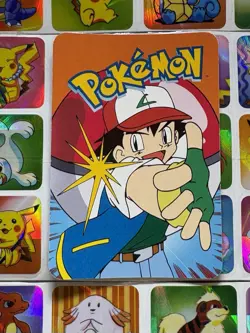 Pokemon 151 Vintage Pocket Monsters Vending HOLO Prism Sticker 2000 Nintendo - Image 5