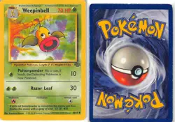 Weepinbell 48/64 Uncommon Jungle Pokemon HP/DMG - Image 3