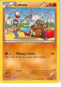 Cubone 77/162 Common BREAKthrough Pokemon LP - Image 1