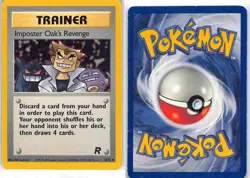 Imposter Oak's Revenge 76/82 Uncommon Team Rocket Pokemon MP - Image 3