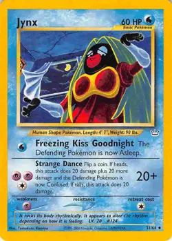 Jynx 31/64 Uncommon Neo Revelation Pokemon LP - Image 1